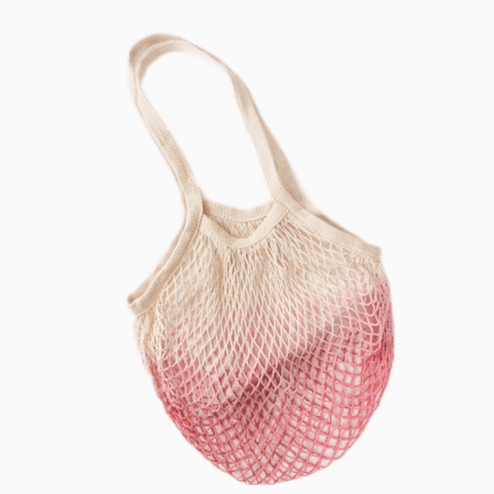 2 Camp collection Dip Dye mesh tote bag